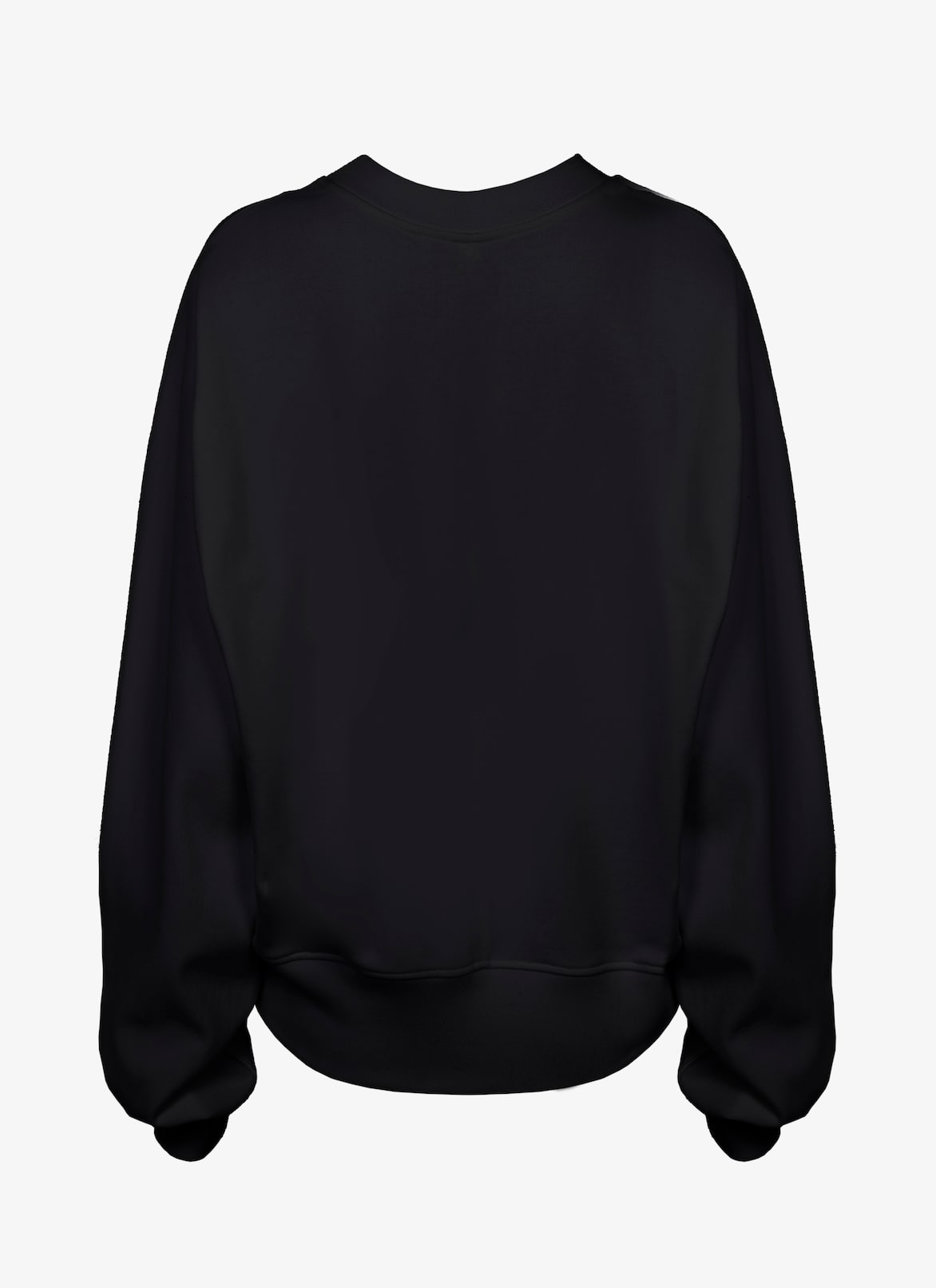 ALAÏA LOGO BOXY SWEATER   ALAÏA BLACK ALAÏA LOGO BOXY SWEATER